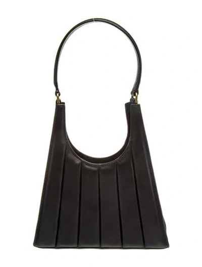 Pre-owned Staud Suede Rey In Black