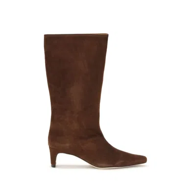 STAUD SUEDE WALLY BOOTS