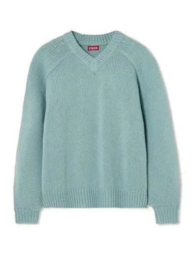 Staud Wilson Blue Sweater