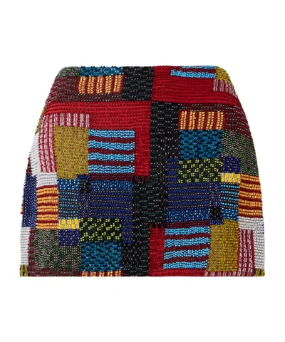 Staud Supernova Mini Skirt In Multi