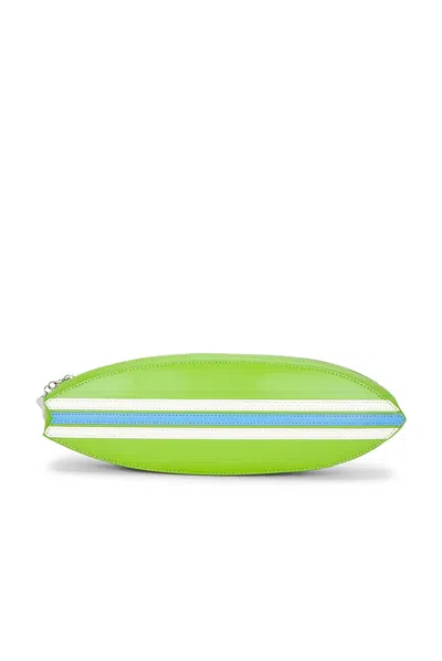 Staud Surfboard Clutch In Sprout