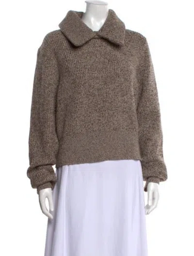 Pre-owned Staud Sweater In Brown