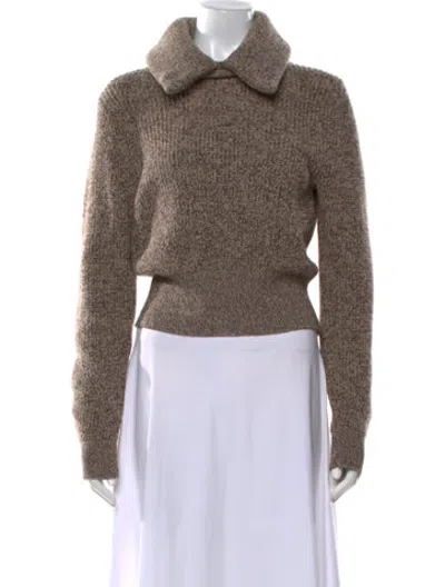Pre-owned Staud Sweater In Brown