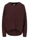 Staud Sweater In Burgundy