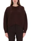Staud Sweater "eight" In Brown
