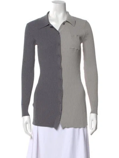 Pre-owned Staud Sweater In Gray