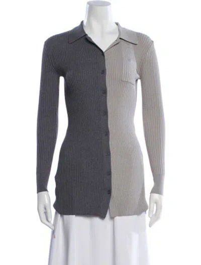 Pre-owned Staud Sweater In Gray
