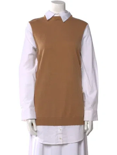 Pre-owned Staud Sweater In Neutral