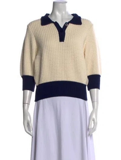 Pre-owned Staud Sweater In Neutrals