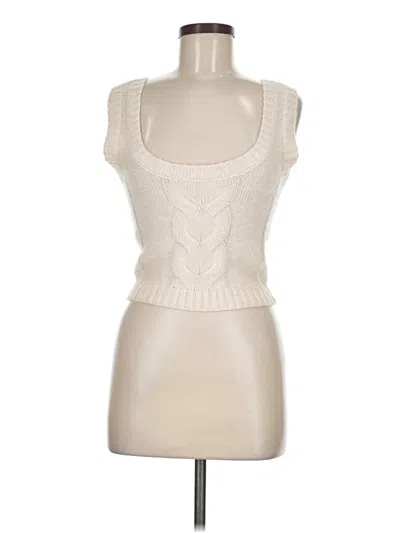 Pre-owned Staud Sweater Vest In Ivory