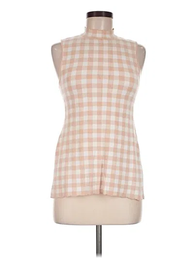 Pre-owned Staud Sweater Vest In Tan