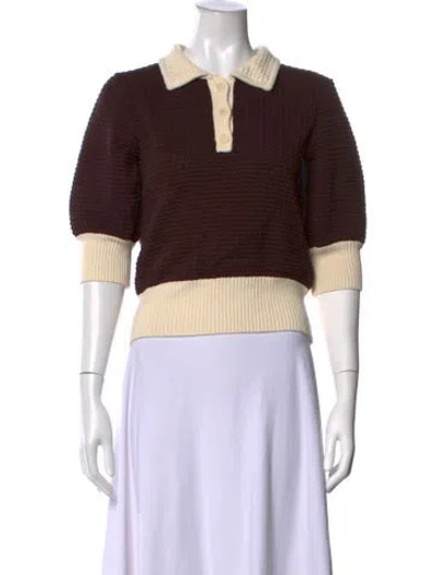 Pre-owned Staud Sweater W/ Tags In Brown