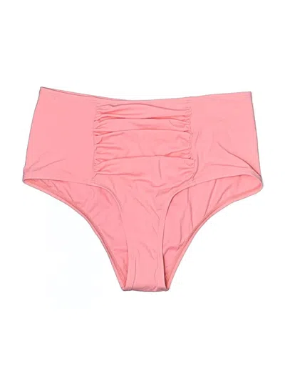 Pre-owned Staud Swimsuit Bottoms In Pink