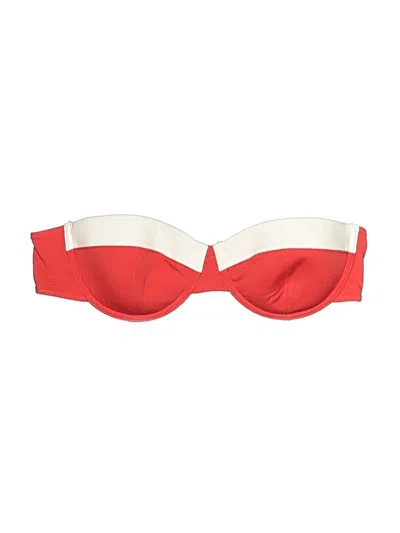 Pre-owned Staud Swimsuit Top Red Swimwear