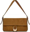 Staud Shoulder Bag With Adjustable Strap And Gold-tone Hardware In Tan Tan