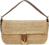 Staud Tan Harlow Raffia Bag In Nttn Natural/tan