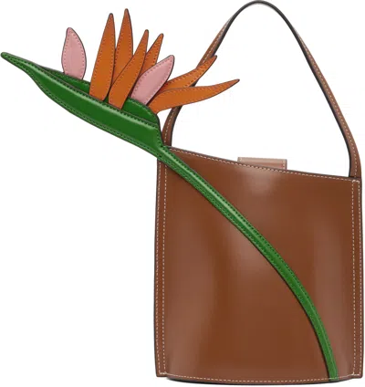 Staud Tan 'the Bird Of Paradise' Bag
