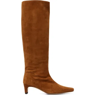 Staud タン Wally ロングブーツ In Tan