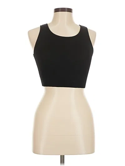 Pre-owned Staud Tank Top Black Halter Neckline Tops