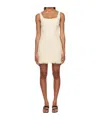 Staud Off-white Isabela Minidress In White