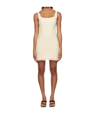 Staud Tassel Detail Dress In White