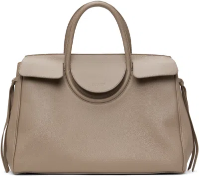 Staud Taupe Maude Carryall Duffle Bag In Dune Dune