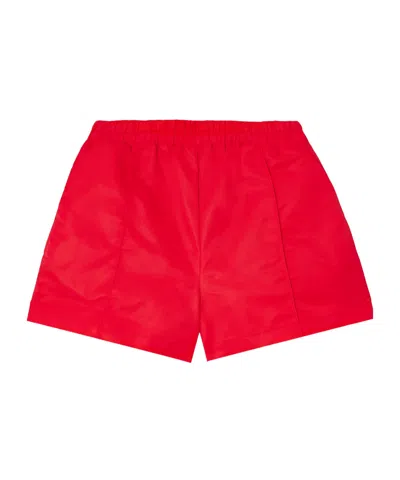 STAUD TAURUS PATCHWORK ATHLETIC SHORTS