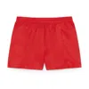 Staud Taurus Shorts Red Rose In Red Rose