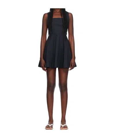 STAUD TERESA SQUARE NECK DRESS