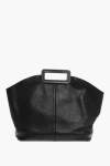 Staud Textured Leather Grande Tote Bag With Inner Clutch