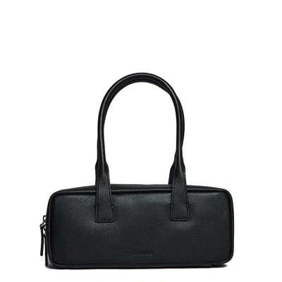 Staud Textured Leather Shoulder Bag With Double-zip Closure
