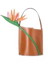 Staud The Bird Of Paradise Tote Bag In Braun