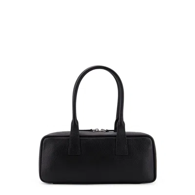Staud The Dude Leather Shoulder Bag In Black