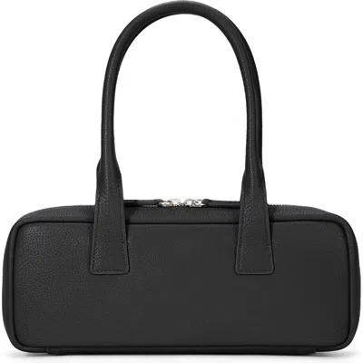 Staud The Dude Leather Shoulder Bag In Black