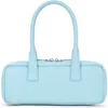 Staud The Dude Leather Shoulder Bag In Mist