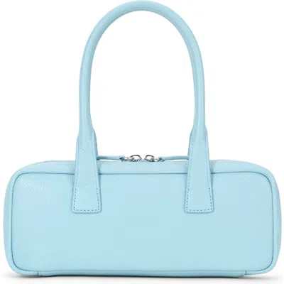 Staud The Dude Leather Shoulder Bag In Mist