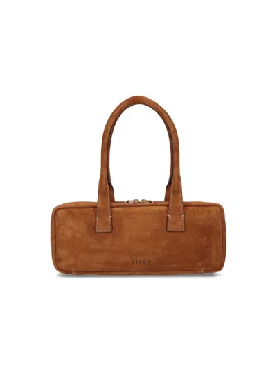 Staud 'the Dude' Shoulder Bag In Brown