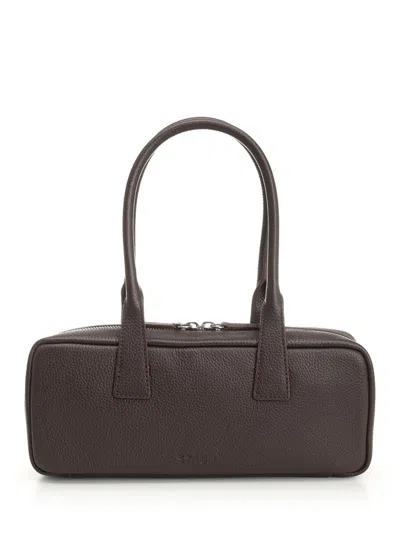 Staud The Dude Shoulder Bag Suede Handbags Brown