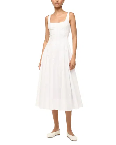 Staud The Wells Dress In White