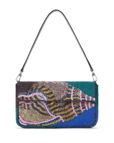 Staud Timmy Beaded Convertible Shoulder Bag In Multi