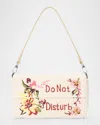 Staud Timmy Beaded Floral-embroidered Shoulder Bag In Neutral