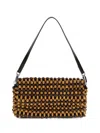 Staud Womens Multi Wood Beads Timmy Beaded Shoulder Bag In Multi