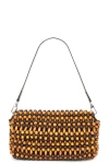 Staud Womens Multi Wood Beads Timmy Beaded Shoulder Bag In Multi