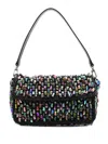 Staud Timmy Raffia Shoulder Bag In Multi