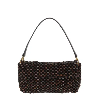 Staud Timmy Shoulder Bag In Brown