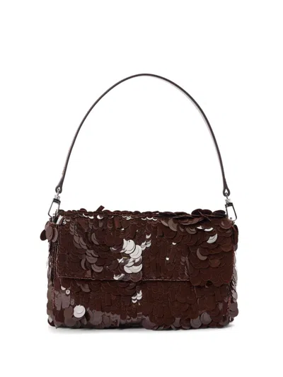 Staud Timmy Shoulder Bag In Brown