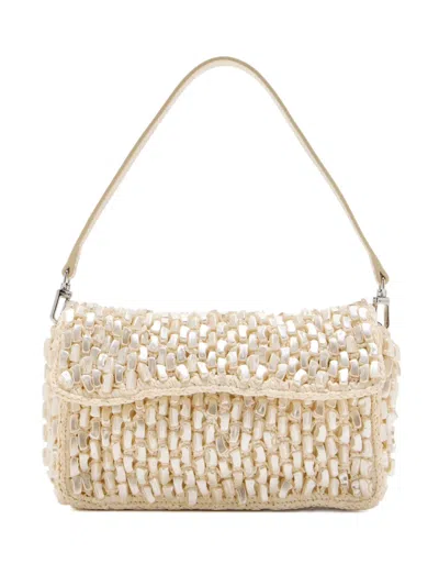 Staud Timmy Shoulder Bag In Neutral
