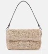 STAUD TIMMY SMALL CROCHET RAFFIA SHOULDER BAG