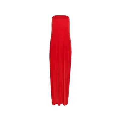 Staud Tmto Gown In Red