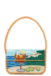 Staud Tommy Beaded Shoulder Bag In Multi